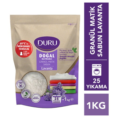 Duru Granül Matik Sabun Lavanta 1 kg Duru Granül Matik Sabun Lavanta 1 kg